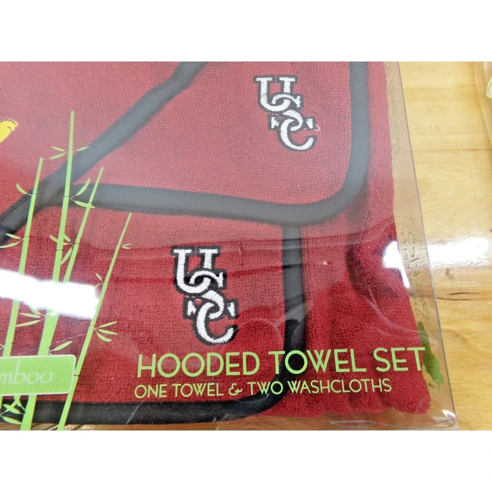 Pickles University of South Carolina Hooded Towel Set & Bib / Burp Cloth Set New